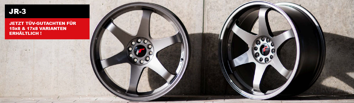 JR-3 rims witch tuv certificate